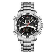 Load image into Gallery viewer, Men's Steel Band Quartz Watch With Calendar Function
