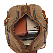 Load image into Gallery viewer, Male Multifunctional Retro Canvas Crossbody Bag
