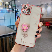 Load image into Gallery viewer, Luxury 3D Cute Flower Spin Stand Holder Phone Case
