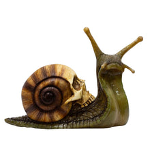 Load image into Gallery viewer, Snail Skull Sculpture Gothic Decoration Snail Statue
