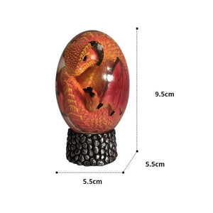 LED Lava Dragon Egg Ornamental Collection Decor Dinosaur Egg