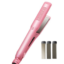Load image into Gallery viewer, 3in1 Hair Curler With 3 replaceable Panels Ceramic Corn Perm Splint 5 Temperature Fluffy Hair Straightener Tools
