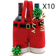 Load image into Gallery viewer, Wool Fabric Merry Christmas Gifts Santa Pants Christmas Candy Gift Bag
