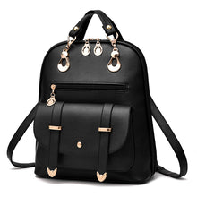 Load image into Gallery viewer, Women's Fashion PU Leather Dual-use Backpack
