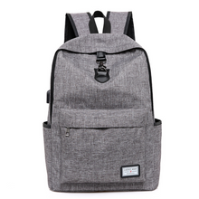 Load image into Gallery viewer, High Quality Grey Anti Theft Backpack
