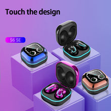 Load image into Gallery viewer, Breathing Light Time Digital Display Bluetooth Headset
