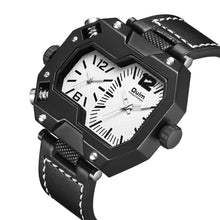 Load image into Gallery viewer, Men's Casual Quartz Watch With Dual Time Zone Large Dial
