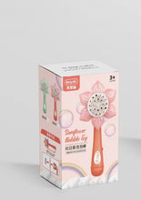 Load image into Gallery viewer, Portable Bubble Sunflower Shape Bubble Machine Toy
