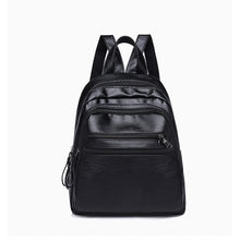 Load image into Gallery viewer, Fashion All-match Solid Color Lady's Leather Backpack
