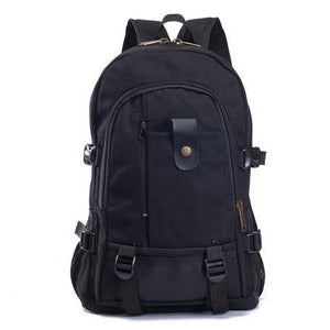 Men's Canvas Student Bag Backpack