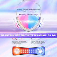 Load image into Gallery viewer, Microcurrent Face Massager EMS LED Photon Therapy V Shape
