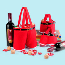 Load image into Gallery viewer, Wool Fabric Merry Christmas Gifts Santa Pants Christmas Candy Gift Bag
