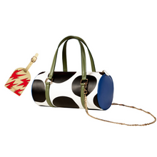 Load image into Gallery viewer, PU Printing Bucket Bag Round Shoulder Bag Fashion Handbag
