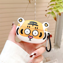 Load image into Gallery viewer, Tiger Wireless Earphone Cartoon Protective Case
