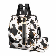 Load image into Gallery viewer, Fashionable Simple Women's Printed Leather Backpack
