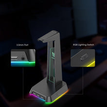 Load image into Gallery viewer, Stand Illuminated Headphone Display Stand
