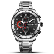 Load image into Gallery viewer, Business Sports Steel Band Quartz Watch For Men
