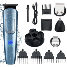 Load image into Gallery viewer, 5in1 Professional Hair Clipper Cutting Machine Digital Display USB Charging
