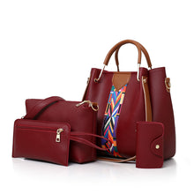 Load image into Gallery viewer, Four-piece Color Contrast Handbags For Women
