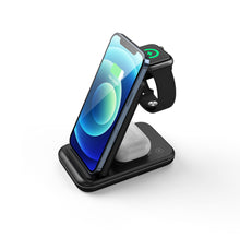 Load image into Gallery viewer, Folding Three-in-one Wireless Charger
