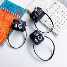 Load image into Gallery viewer, Protective Retro Camera Wireless Bluetooth Headset Case
