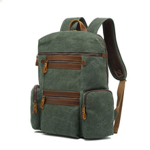 Load image into Gallery viewer, High Quality Waxed Canvas Waterproof Travel Backpack
