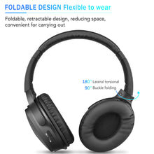 Load image into Gallery viewer, Noise Cancelling Folding Wireless Headset
