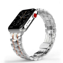 Load image into Gallery viewer, Butterfly Buckle Metal Stainless Steel Watch Strap
