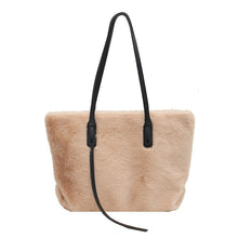 Load image into Gallery viewer, Large-capacity Fashion Plush One-Shoulder Bag
