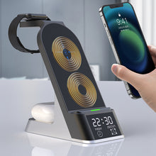 Load image into Gallery viewer, Creative Multifunctional Wireless Charging With Alarm Clock
