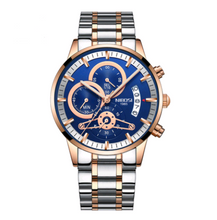 Load image into Gallery viewer, Solid Steel Belt Men's Watch Waterproof Quartz Watch
