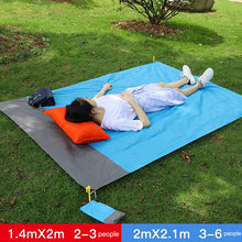 Load image into Gallery viewer, Portable Waterproof Picnic Mat Beach Mat Pocket Blanket

