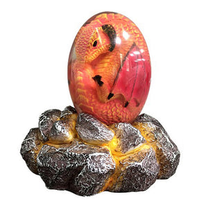 LED Lava Dragon Egg Ornamental Collection Decor Dinosaur Egg