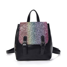 Load image into Gallery viewer, Women's PU Leather Sequined Backpack For Daily Life
