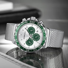 Load image into Gallery viewer, Men's Multifunctional Three-eye Six-pin Sports Watch
