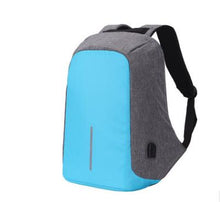 Load image into Gallery viewer, Multi-Functional Water Resistant USB Notebook Backpack Bag
