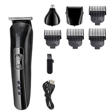 Load image into Gallery viewer, Multifunctional USB Hair Clipper Rechargeable Electric Hair Clipper Electric Shaver Beard Shaver Hair Clipper
