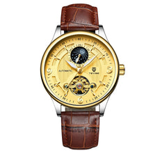 Load image into Gallery viewer, Leather Strap Men's Automatic Mechanical Watch
