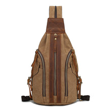 Load image into Gallery viewer, Male Multifunctional Retro Canvas Crossbody Bag
