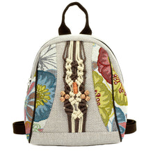 Load image into Gallery viewer, Retro Cotton and Linen Woven Backpack For Women
