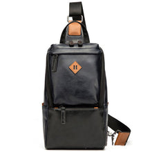 Load image into Gallery viewer, Soft Leather Men's Chest Bag For Hiking Sports
