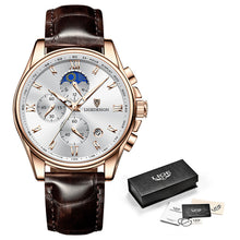 Load image into Gallery viewer, Three-eye Six-pin Watch Sports Waterproof

