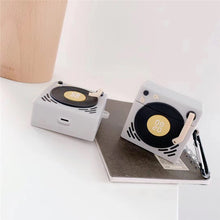 Load image into Gallery viewer, Retro Creative Gramophone Nostalgic Silicone Headphone Case
