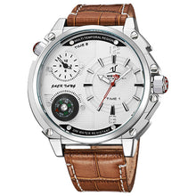 Load image into Gallery viewer, Men's Waterproof Quartz Watch With Compass
