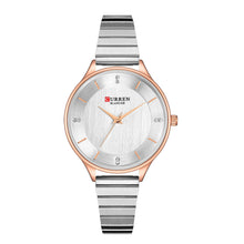 Load image into Gallery viewer, Ladies Steel Band Quartz Pointer Casual Watch
