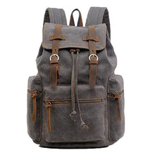 Load image into Gallery viewer, European American Style Retro Large Capacity Canvas Backpack
