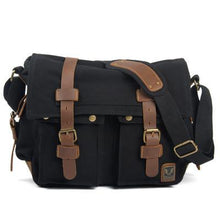 Load image into Gallery viewer, Men&#39;s Canvas Leather Diagonal Bag Shoulder Bag
