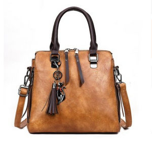 Single Shoulder Solid Color Wild Bag Women's Handbag