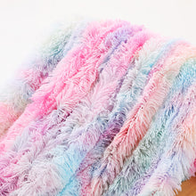 Load image into Gallery viewer, Warm Fluffy Shaggy Throw Blanket Bedspread Faux Fur
