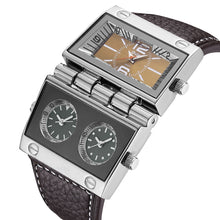 Load image into Gallery viewer, Men's Decoration Quartz Watch With Leather Band
